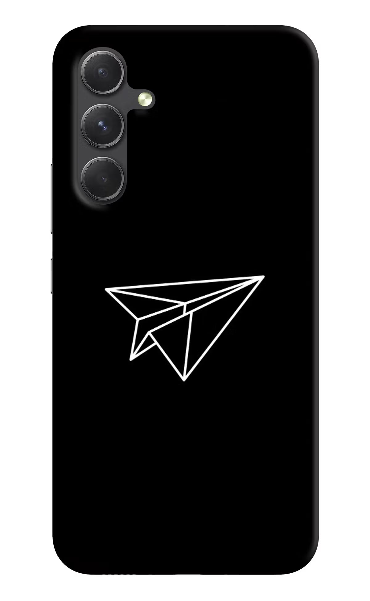 Paper Plane White Samsung A54 5G Hard Case Back Cover by Casekaro