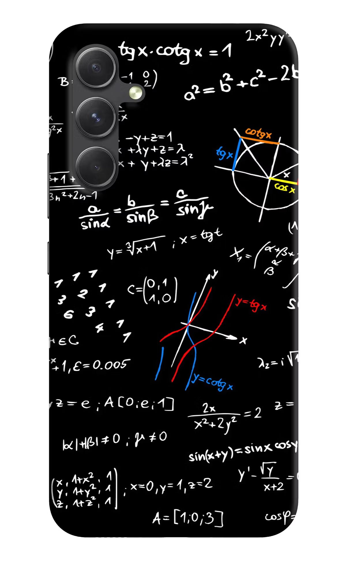 Mathematics Formula Samsung A54 5G Hard Case Back Cover by Casekaro