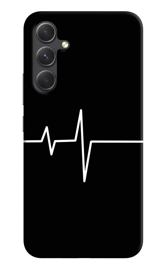 Heart Beats Samsung A54 5G Hard Case Back Cover by Casekaro