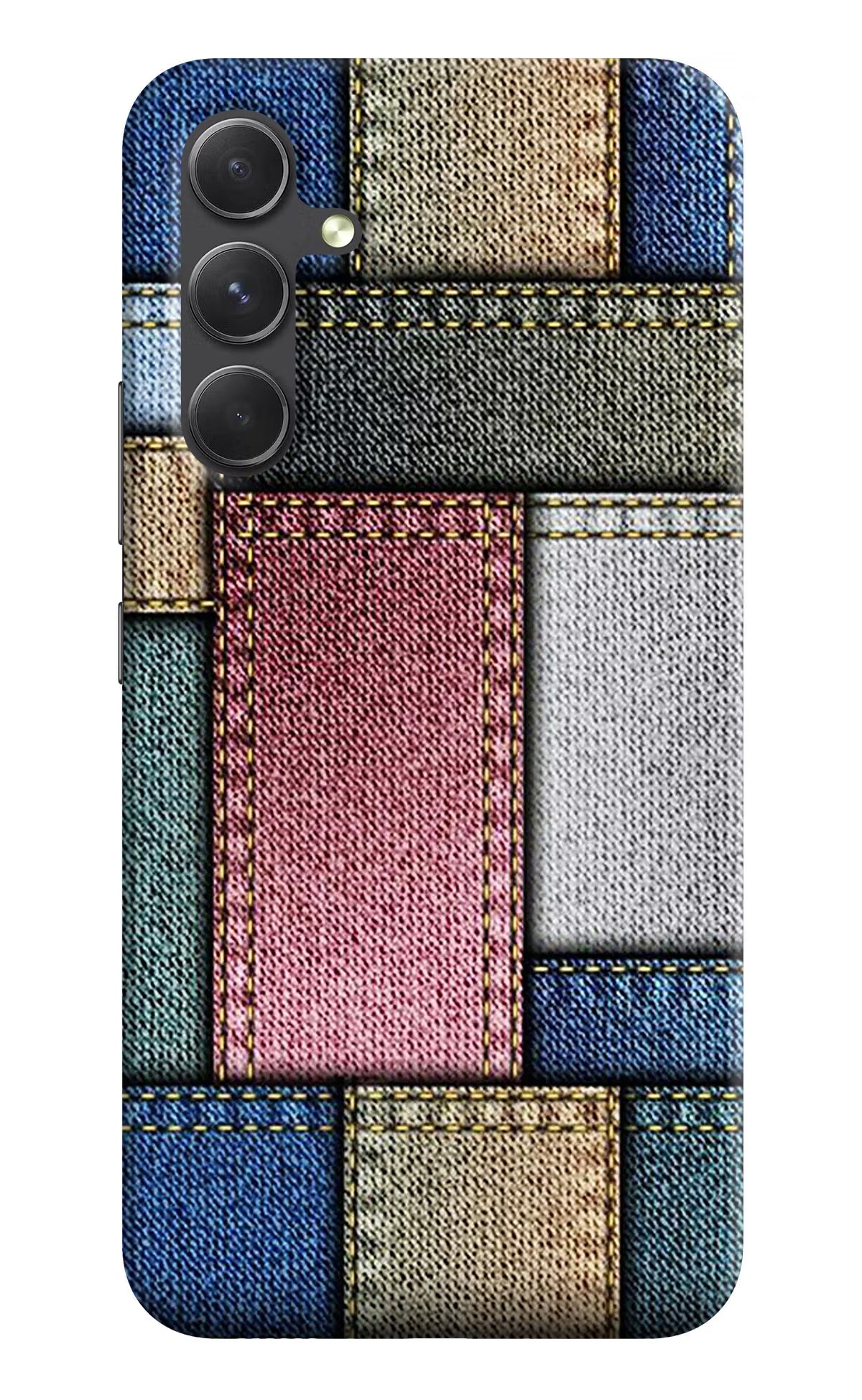 Multicolor Jeans Samsung A54 5G Hard Case Back Cover by Casekaro