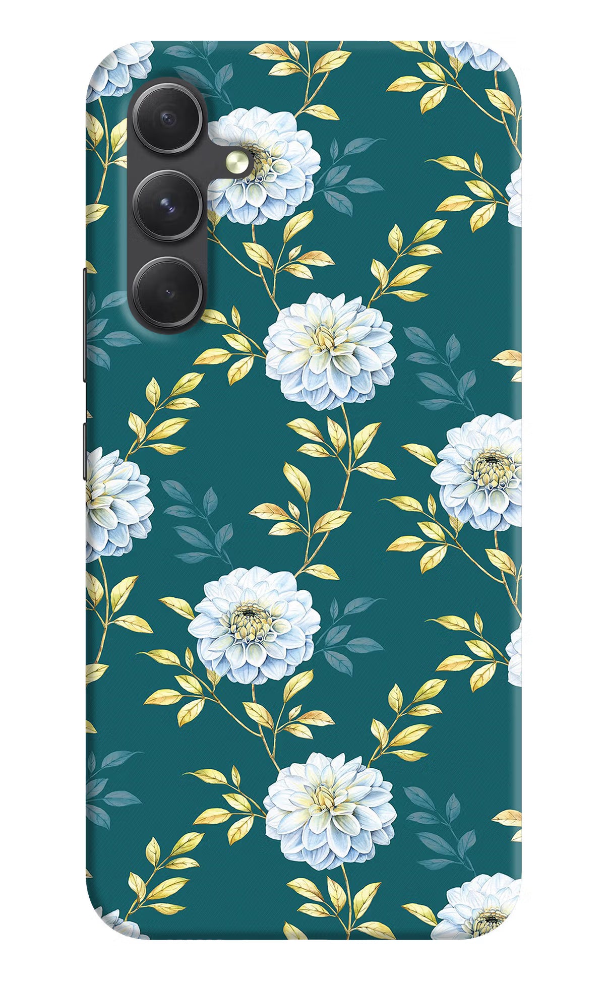 Flowers Samsung A54 5G Hard Case Back Cover by Casekaro