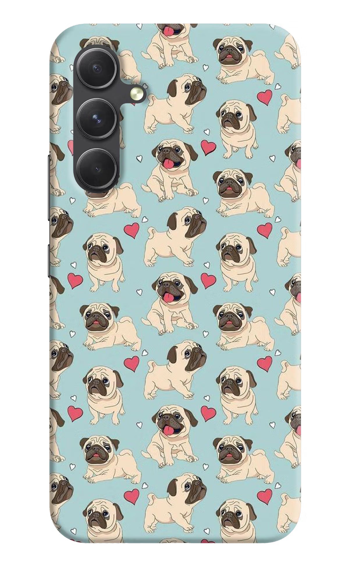 Pug Dog Samsung A54 5G Hard Case Back Cover by Casekaro