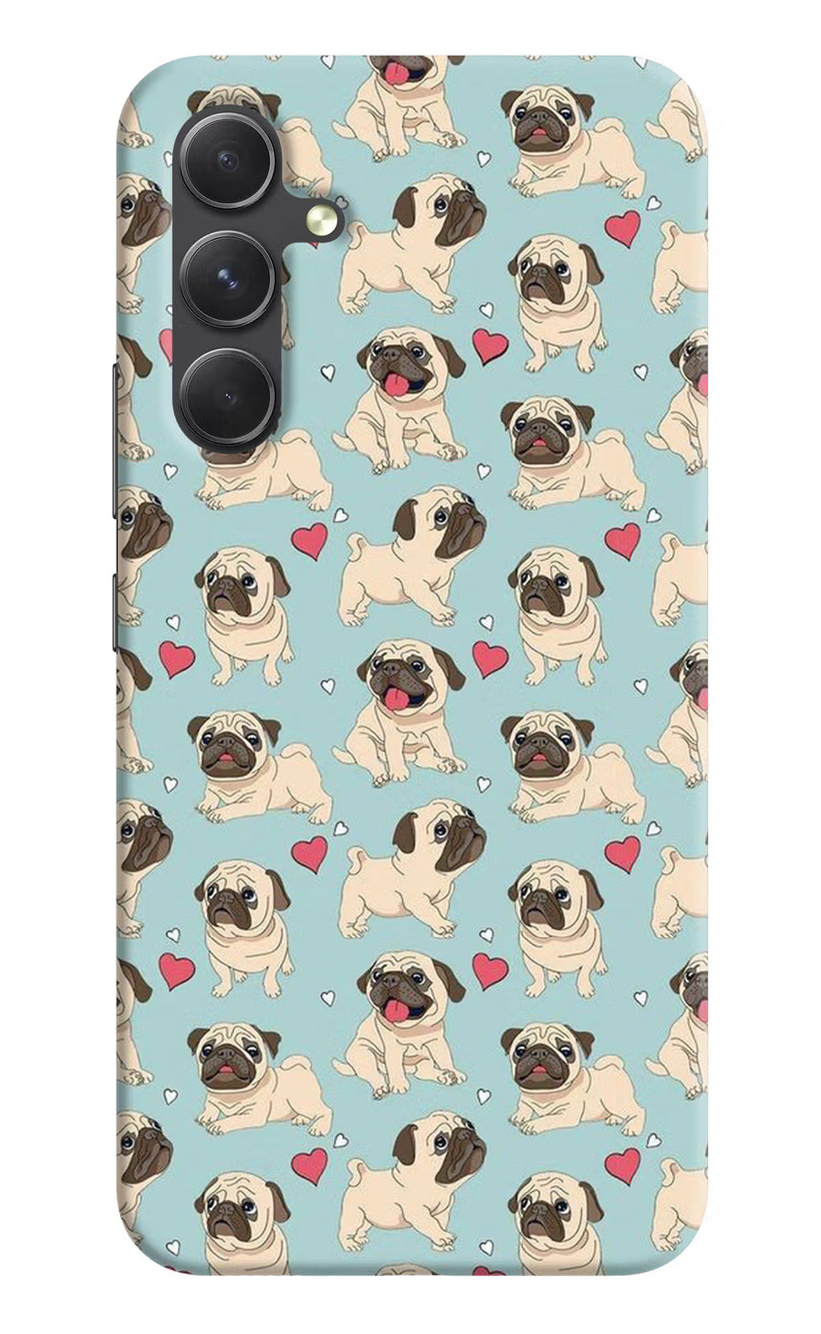 Pug Dog Samsung A54 5G Back Cover, Hard case