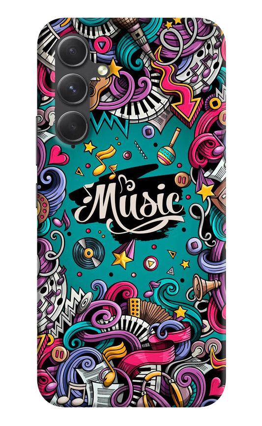 Music Graffiti Samsung A54 5G Hard Case Back Cover by Casekaro