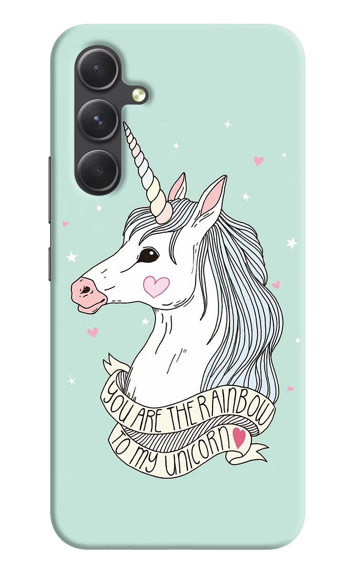 Unicorn Wallpaper Samsung A54 5G Hard Case Back Cover by Casekaro