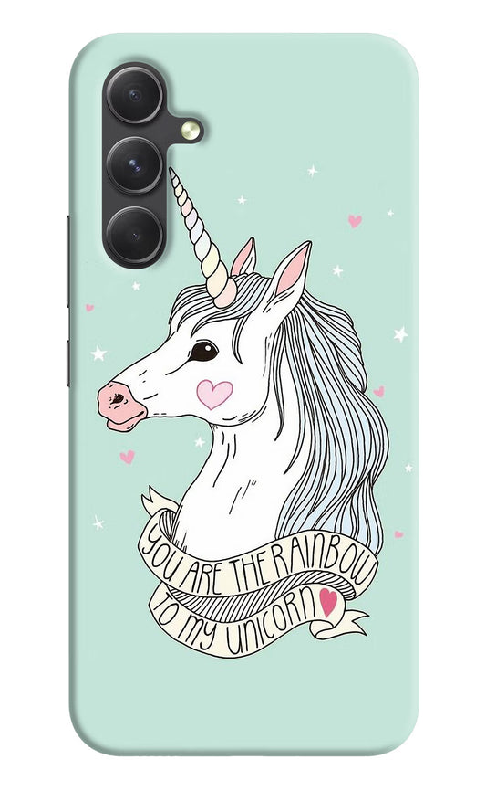 Unicorn Wallpaper Samsung A54 5G Hard Case Back Cover by Casekaro