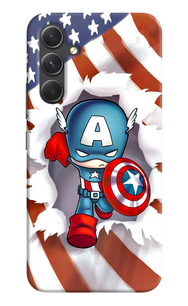 Captain America Samsung A54 5G Hard Case Back Cover by Casekaro