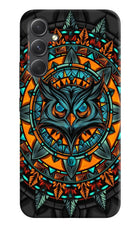 Angry Owl Art Samsung A54 5G Hard Case Back Cover by Casekaro
