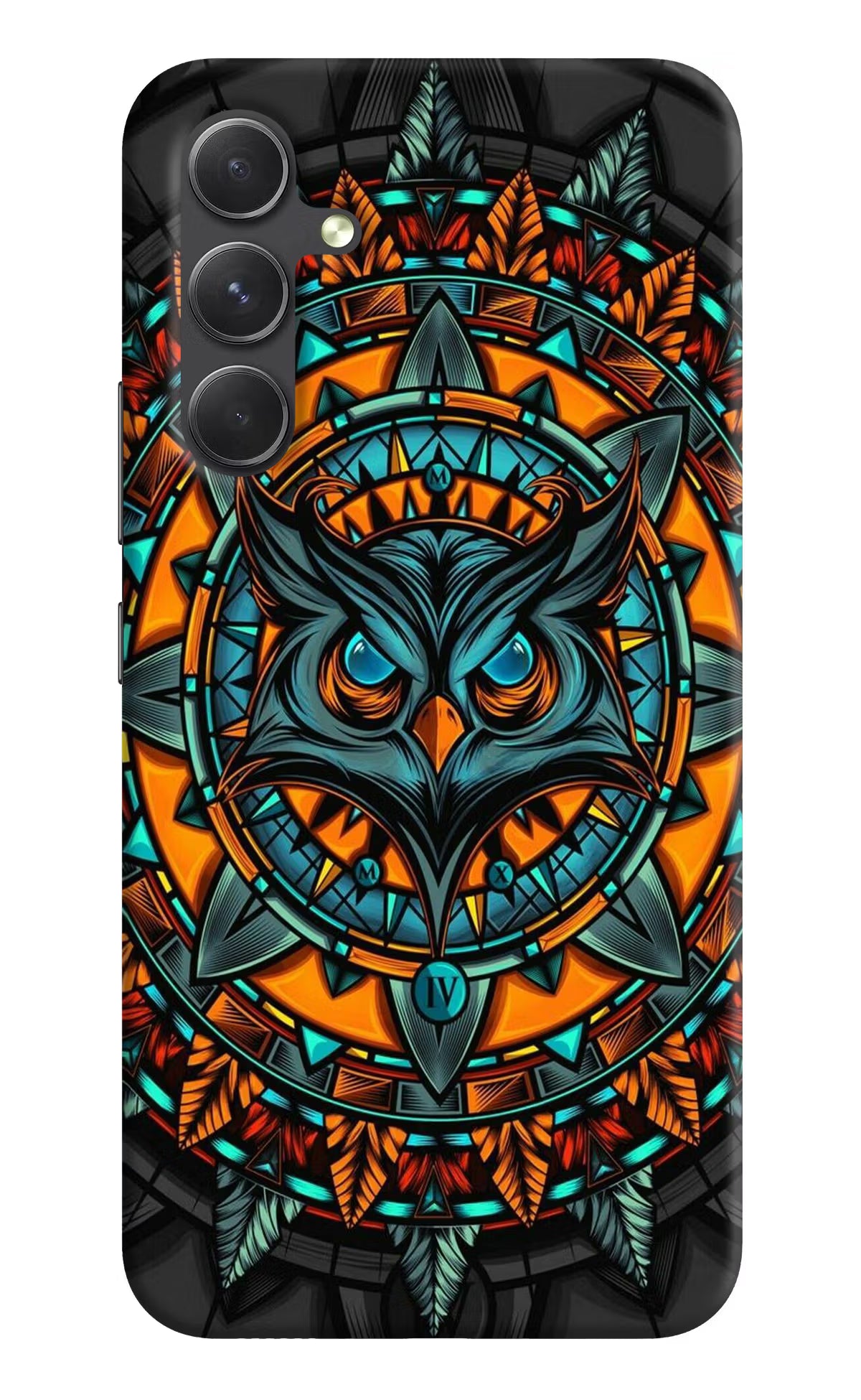 Angry Owl Art Samsung A54 5G Hard Case Back Cover by Casekaro