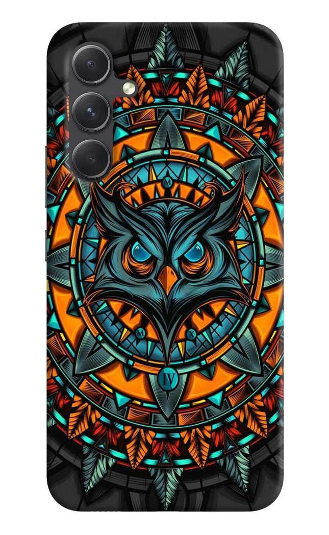 Angry Owl Art Samsung A54 5G Hard Case Back Cover by Casekaro