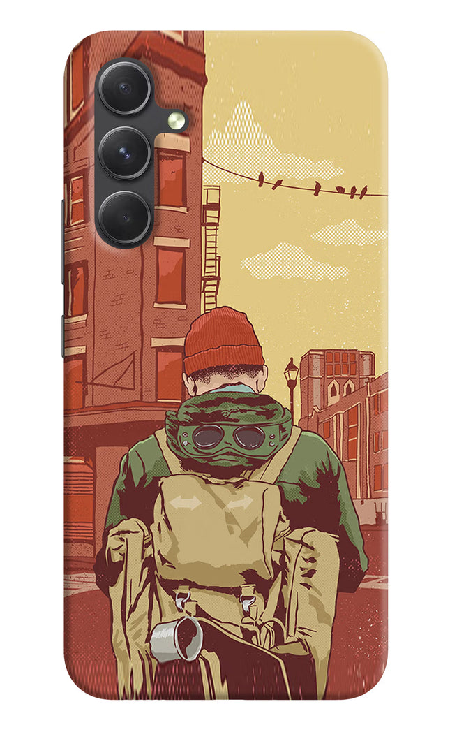 Adventurous Samsung A54 5G Hard Case Back Cover by Casekaro