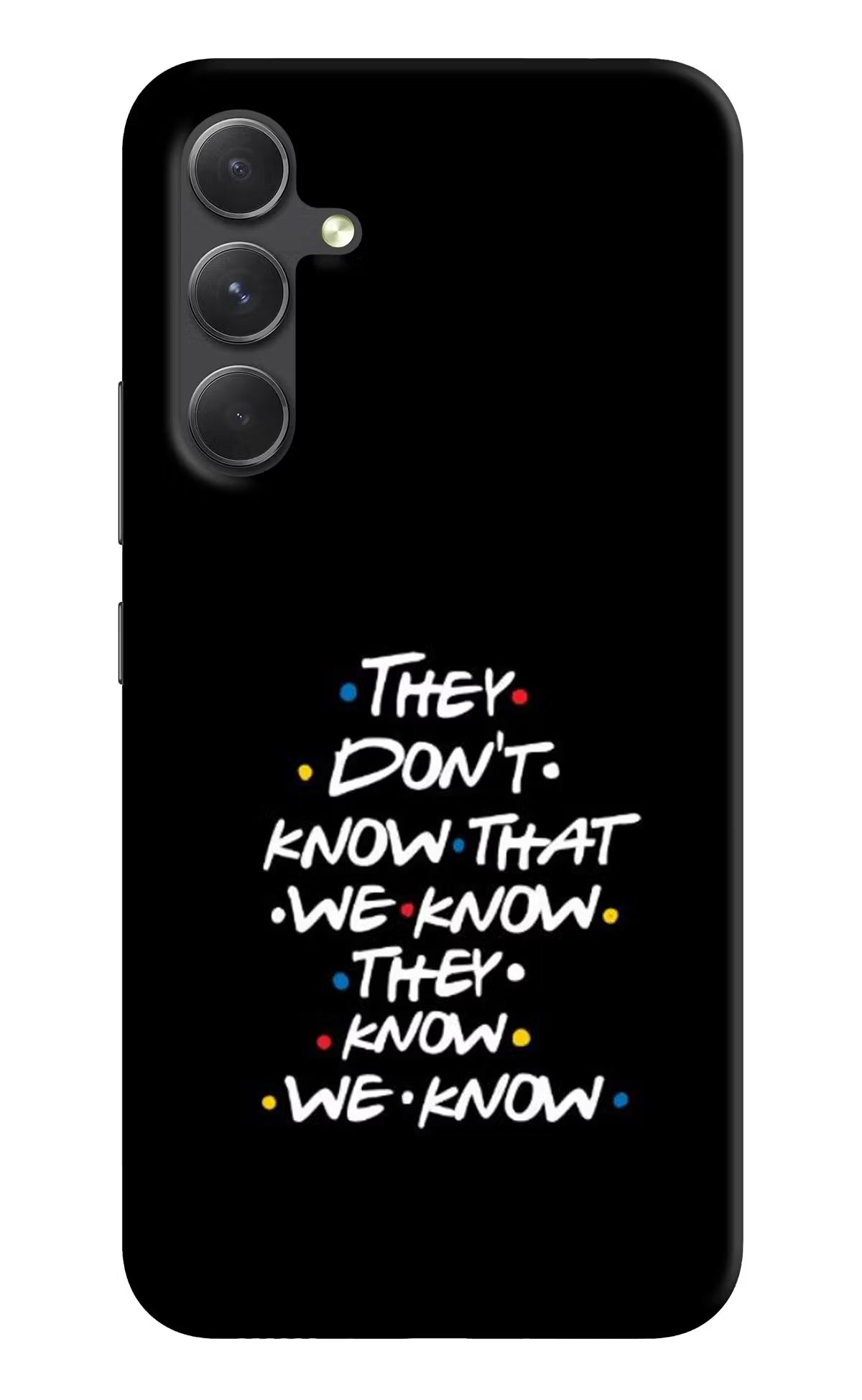 FRIENDS Dialogue Samsung A54 5G Hard Case Back Cover by Casekaro