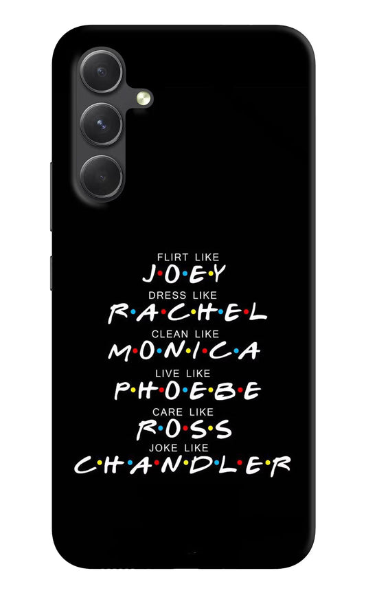 FRIENDS Character Samsung A54 5G Hard Case Back Cover by Casekaro