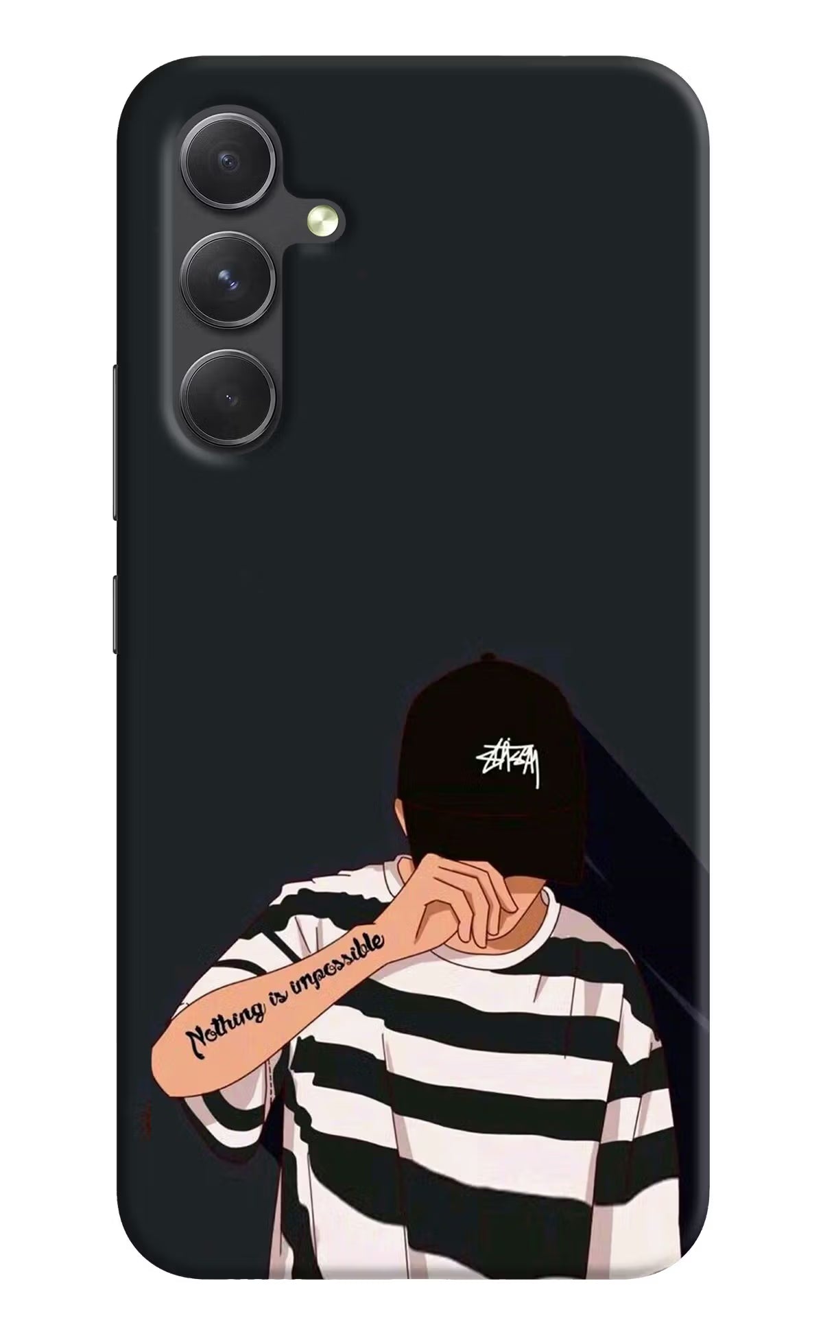 Aesthetic Boy Samsung A54 5G Hard Case Back Cover by Casekaro