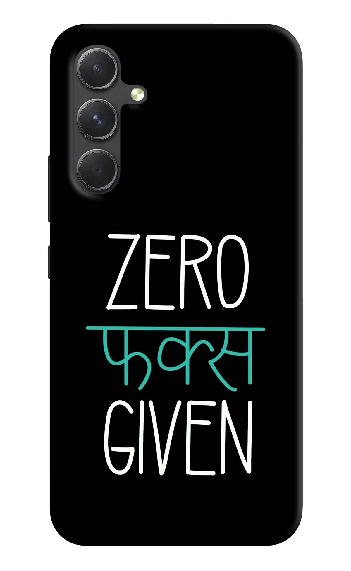 Zero Fucks Given Samsung A54 5G Hard Case Back Cover by Casekaro