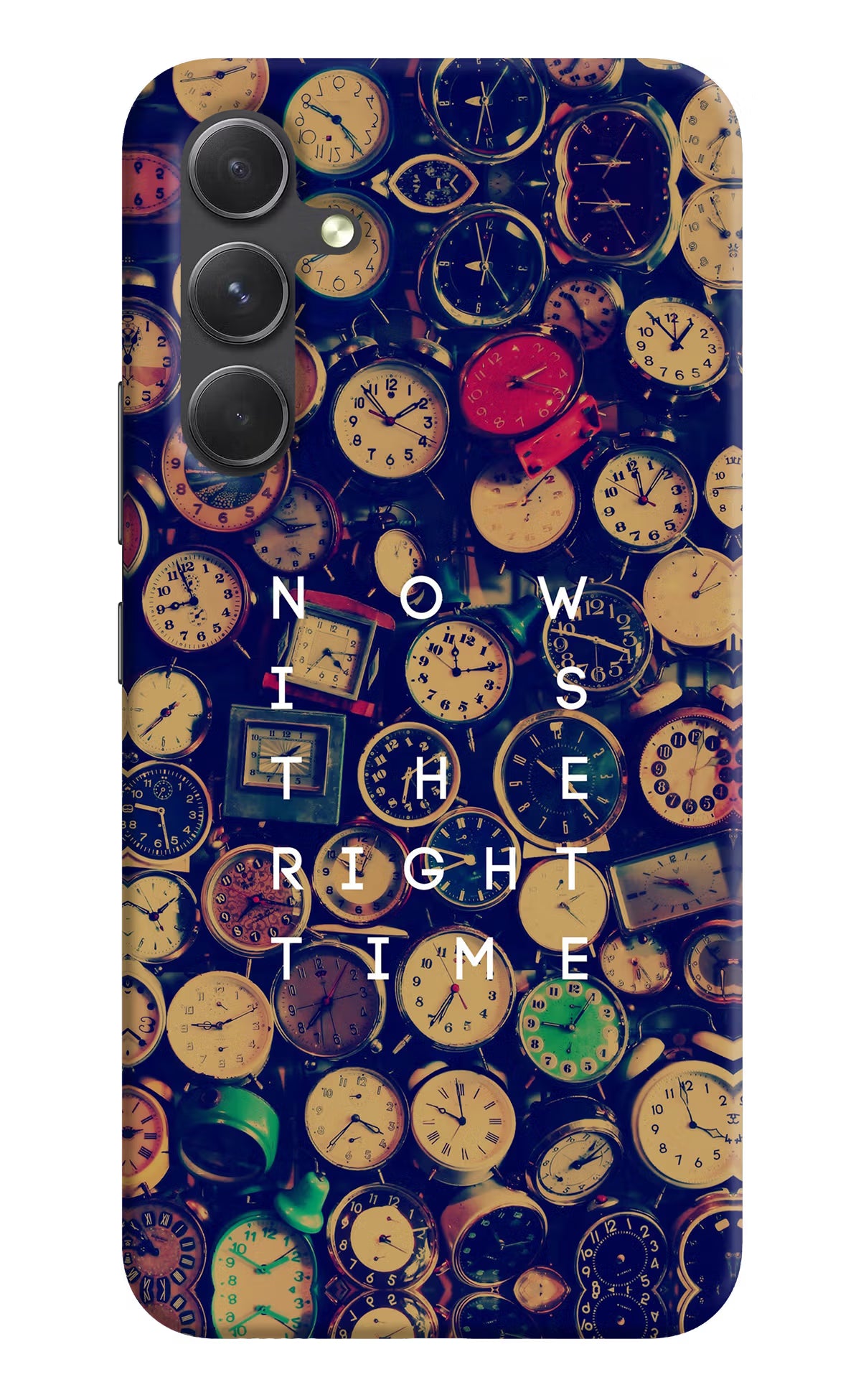 Now is the Right Time Quote Samsung A54 5G Hard Case Back Cover by Casekaro