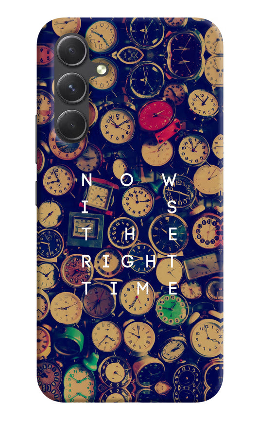 Now is the Right Time Quote Samsung A54 5G Hard Case Back Cover by Casekaro