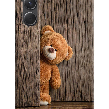 Teddy Wooden Samsung A54 5G Hard Case Back Cover by Casekaro