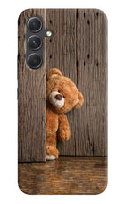 Teddy Wooden Samsung A54 5G Hard Case Back Cover by Casekaro