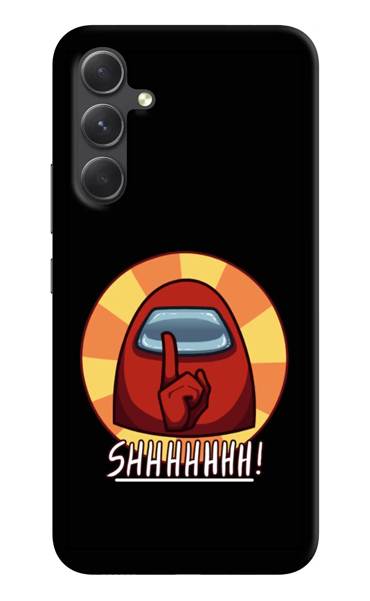 Among Us Shhh! Samsung A54 5G Hard Case Back Cover by Casekaro