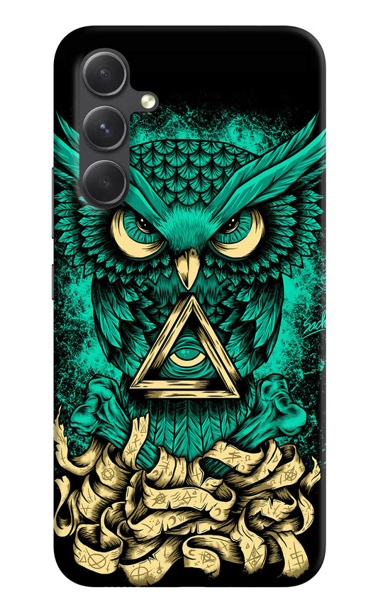 Green Owl Samsung A54 5G Hard Case Back Cover by Casekaro