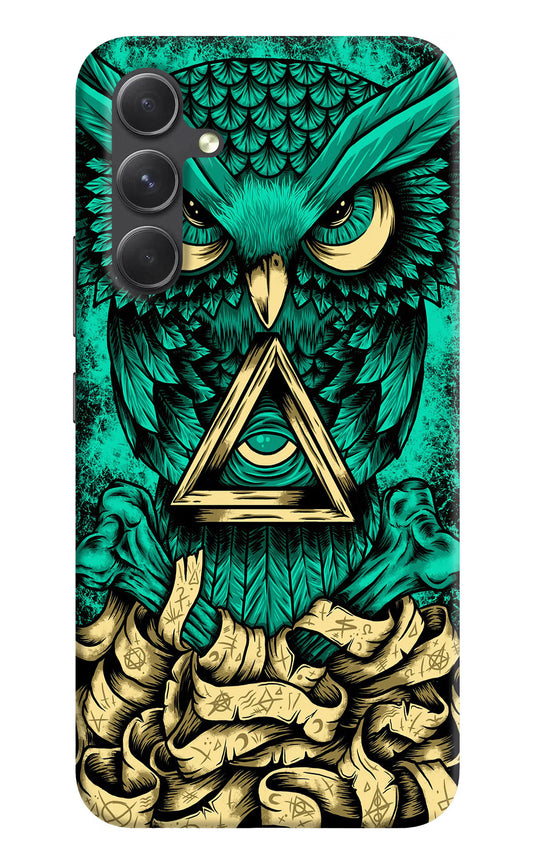 Green Owl Samsung A54 5G Hard Case Back Cover by Casekaro