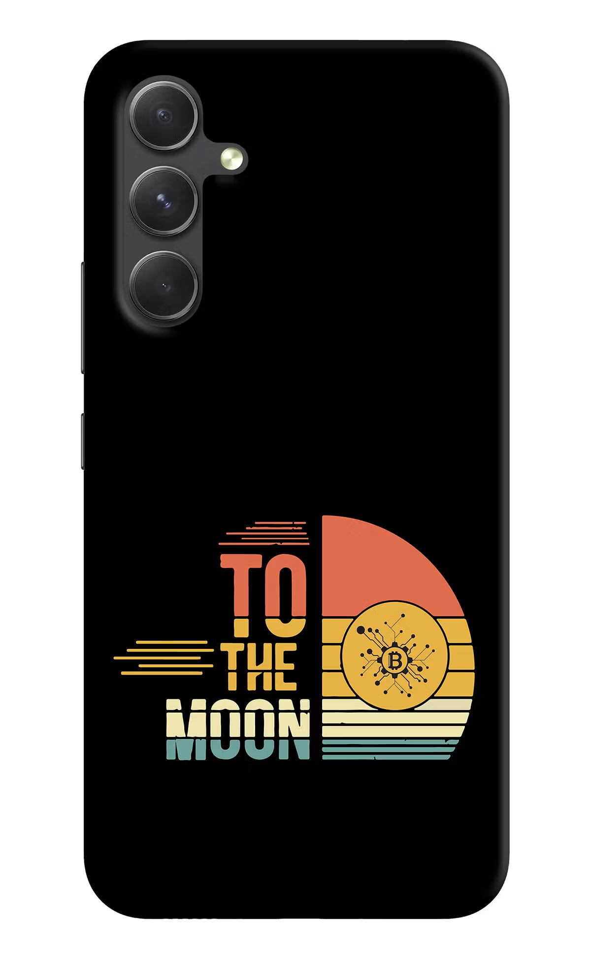 To the Moon Samsung A54 5G Hard Case Back Cover by Casekaro