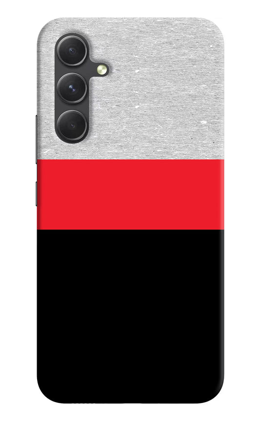 Tri Color Pattern Samsung A54 5G Hard Case Back Cover by Casekaro