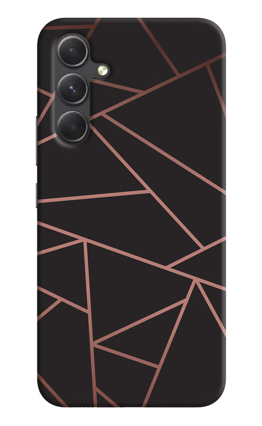 Geometric Pattern Samsung A54 5G Hard Case Back Cover by Casekaro