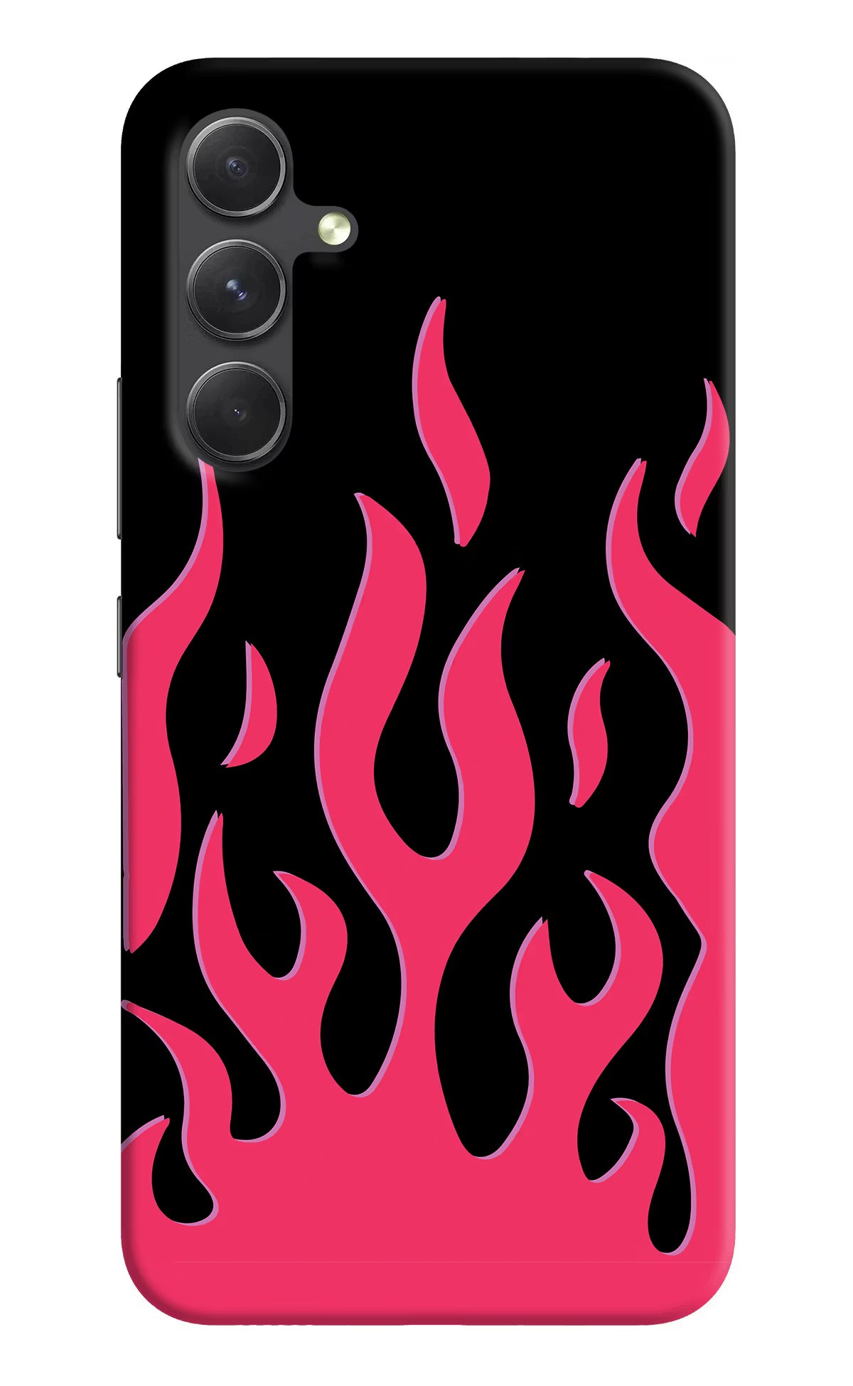 Fire Flames Samsung A54 5G Hard Case Back Cover by Casekaro