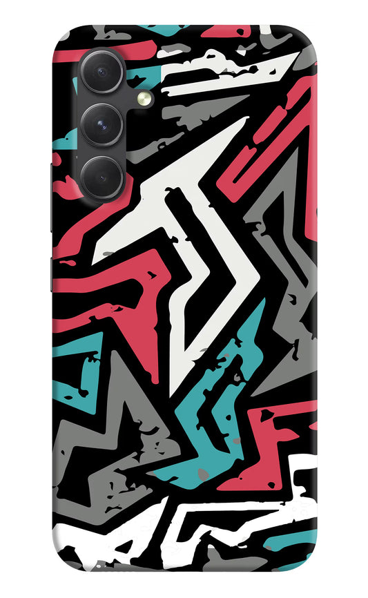 Geometric Graffiti Samsung A54 5G Hard Case Back Cover by Casekaro