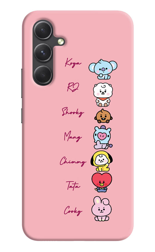 BTS names Samsung A54 5G Hard Case Back Cover by Casekaro