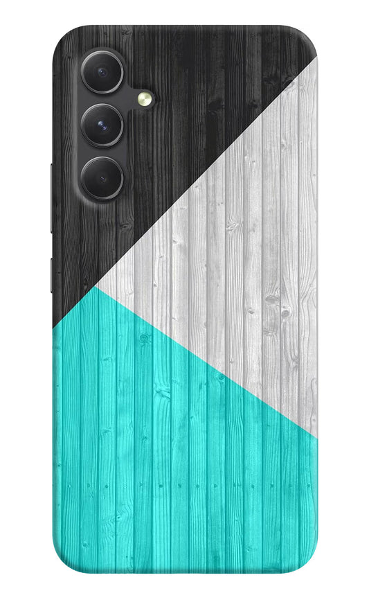Wooden Abstract Samsung A54 5G Hard Case Back Cover by Casekaro