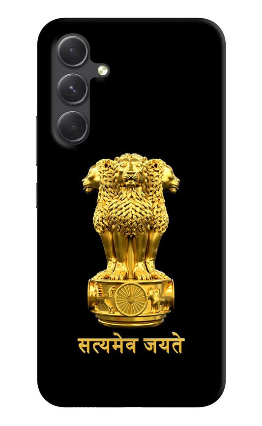 Satyamev Jayate Golden Samsung A54 5G Hard Case Back Cover by Casekaro