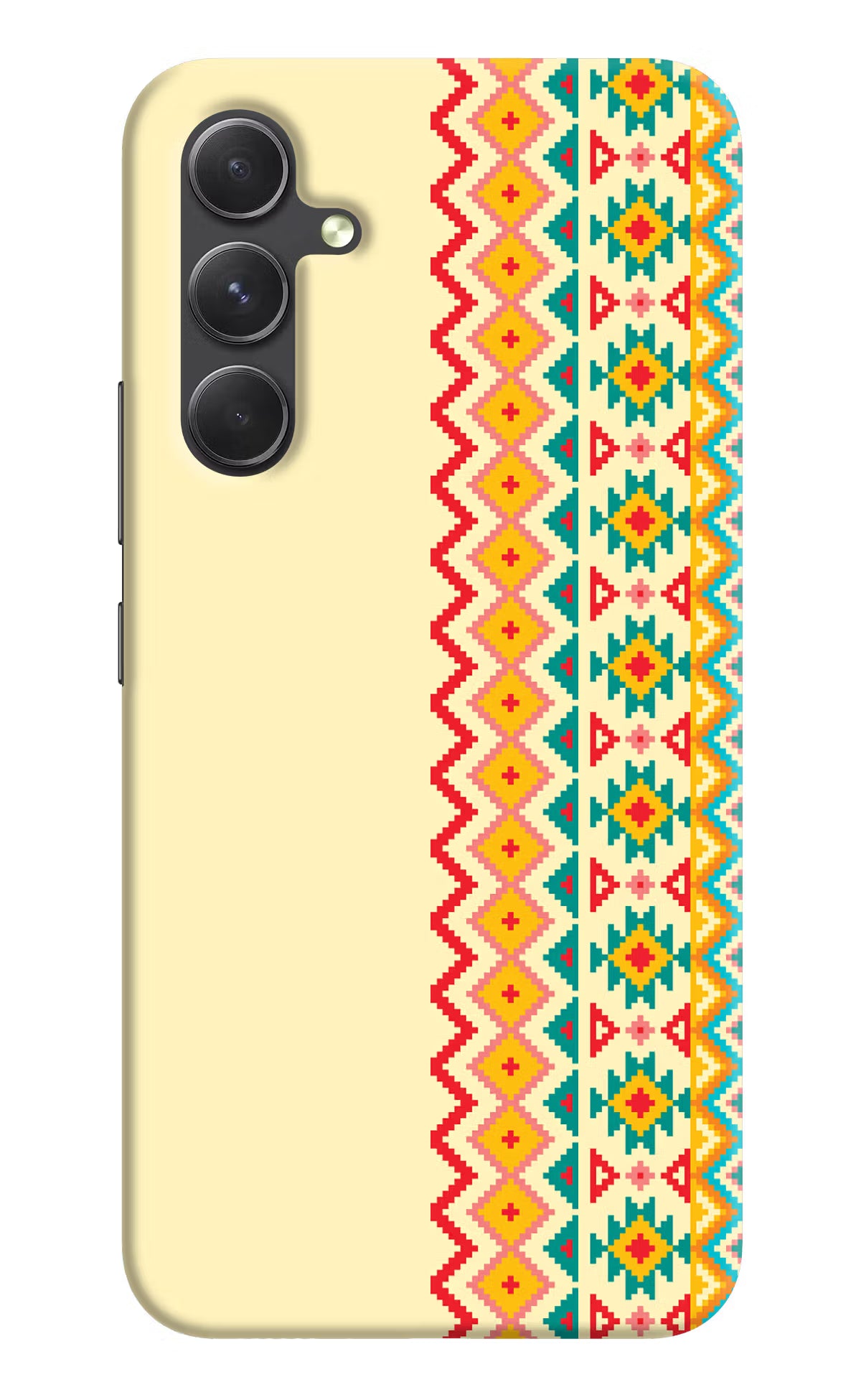 Ethnic Seamless Samsung A54 5G Hard Case Back Cover by Casekaro