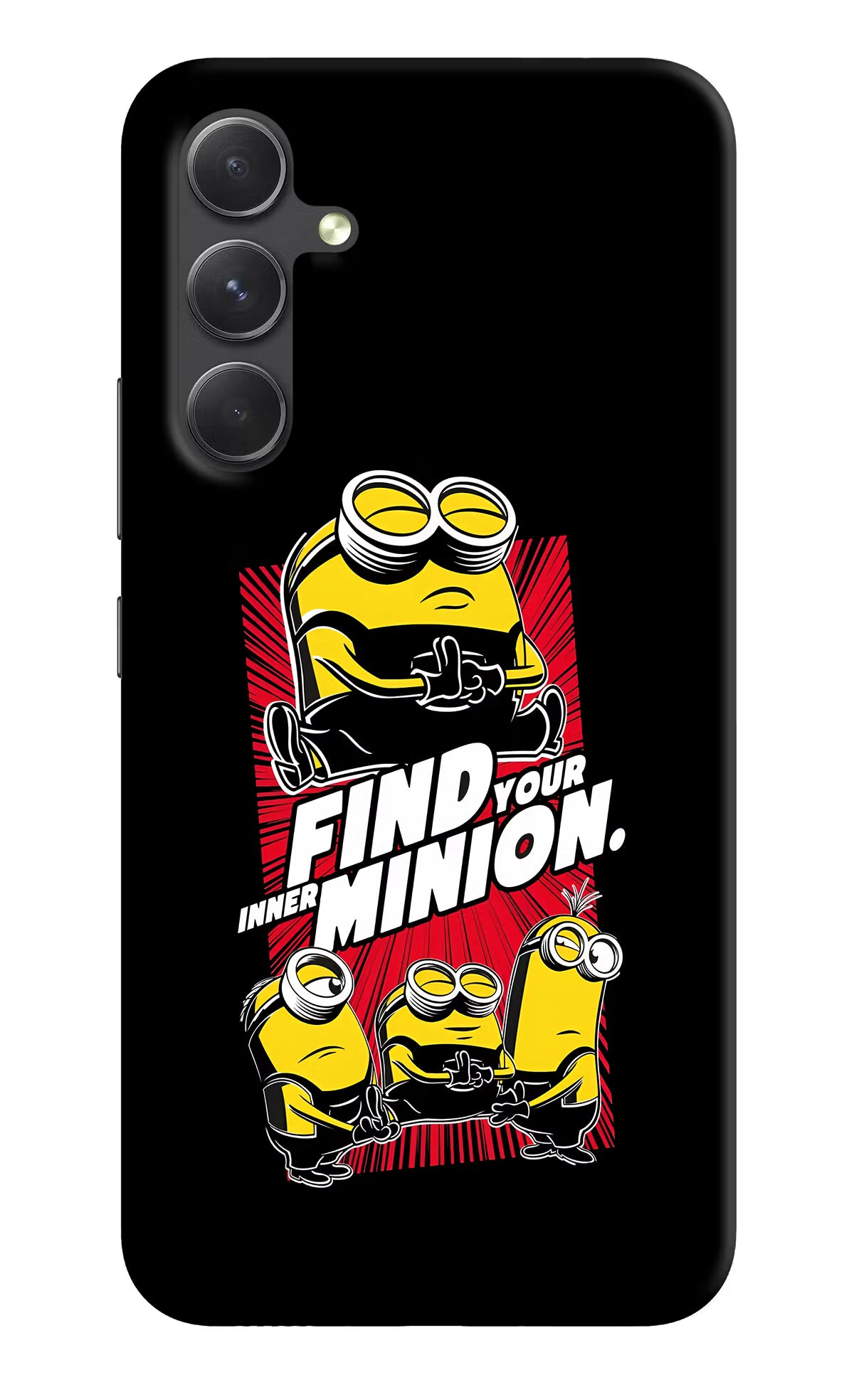 Find your inner Minion Samsung A54 5G Hard Case Back Cover by Casekaro