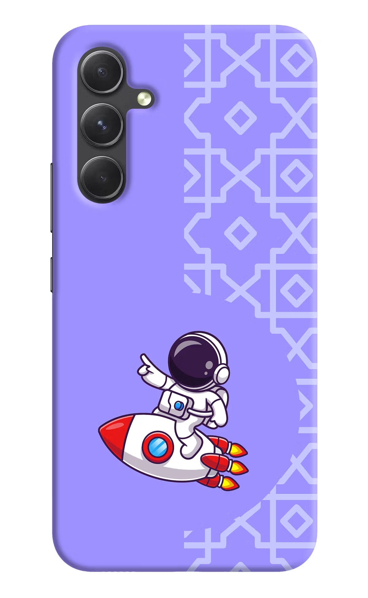Cute Astronaut Samsung A54 5G Hard Case Back Cover by Casekaro