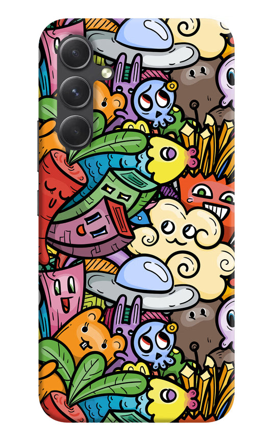 Veggie Doodle Samsung A54 5G Hard Case Back Cover by Casekaro