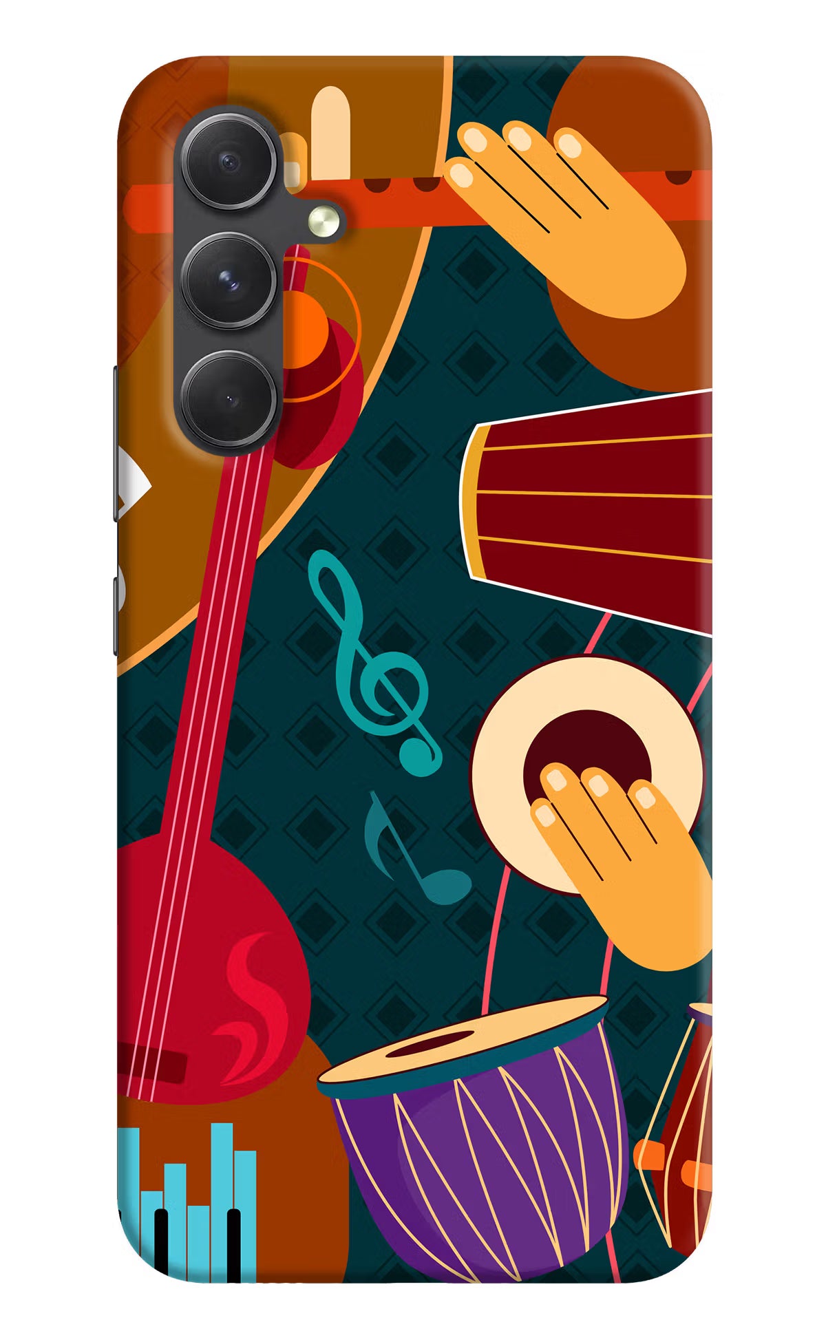 Music Instrument Samsung A54 5G Hard Case Back Cover by Casekaro