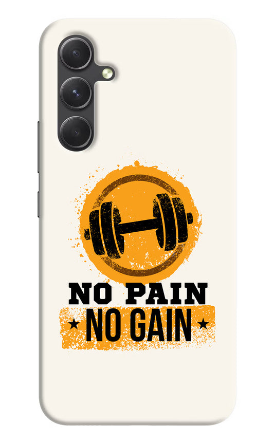 No Pain No Gain Samsung A54 5G Hard Case Back Cover by Casekaro