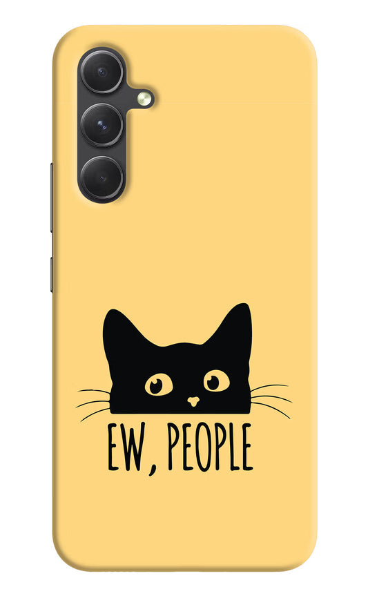 Ew People Catitude Samsung A54 5G Hard Case Back Cover by Casekaro