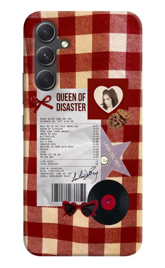 Queen of Disaster Samsung A54 5G Hard Case Back Cover by Casekaro