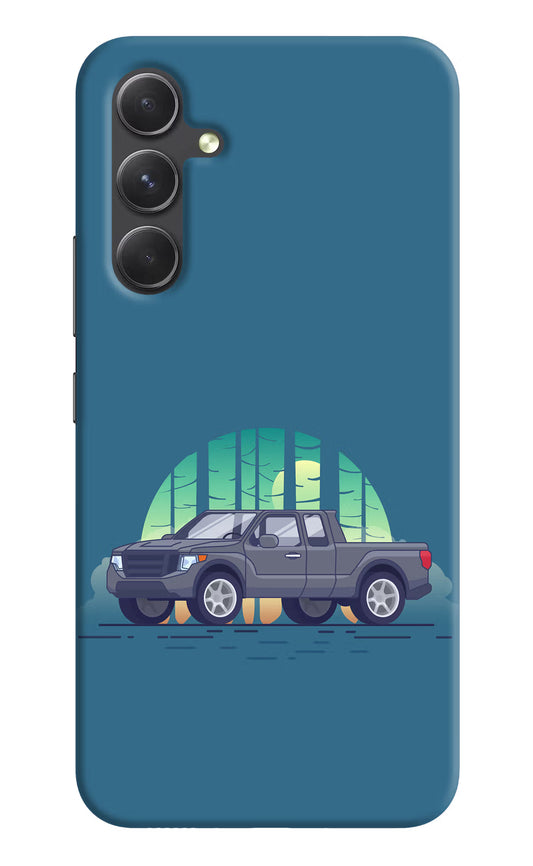Retro Garage Vibe Samsung A54 5G Hard Case Back Cover by Casekaro