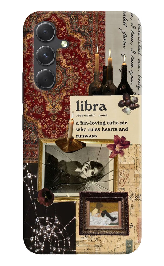 Libra Zodiac Samsung A54 5G Hard Case Back Cover by Casekaro
