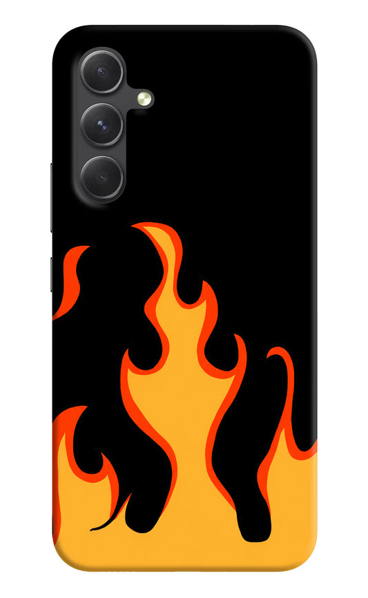 Fired Up – Black Samsung A54 5G Hard Case Back Cover by Casekaro
