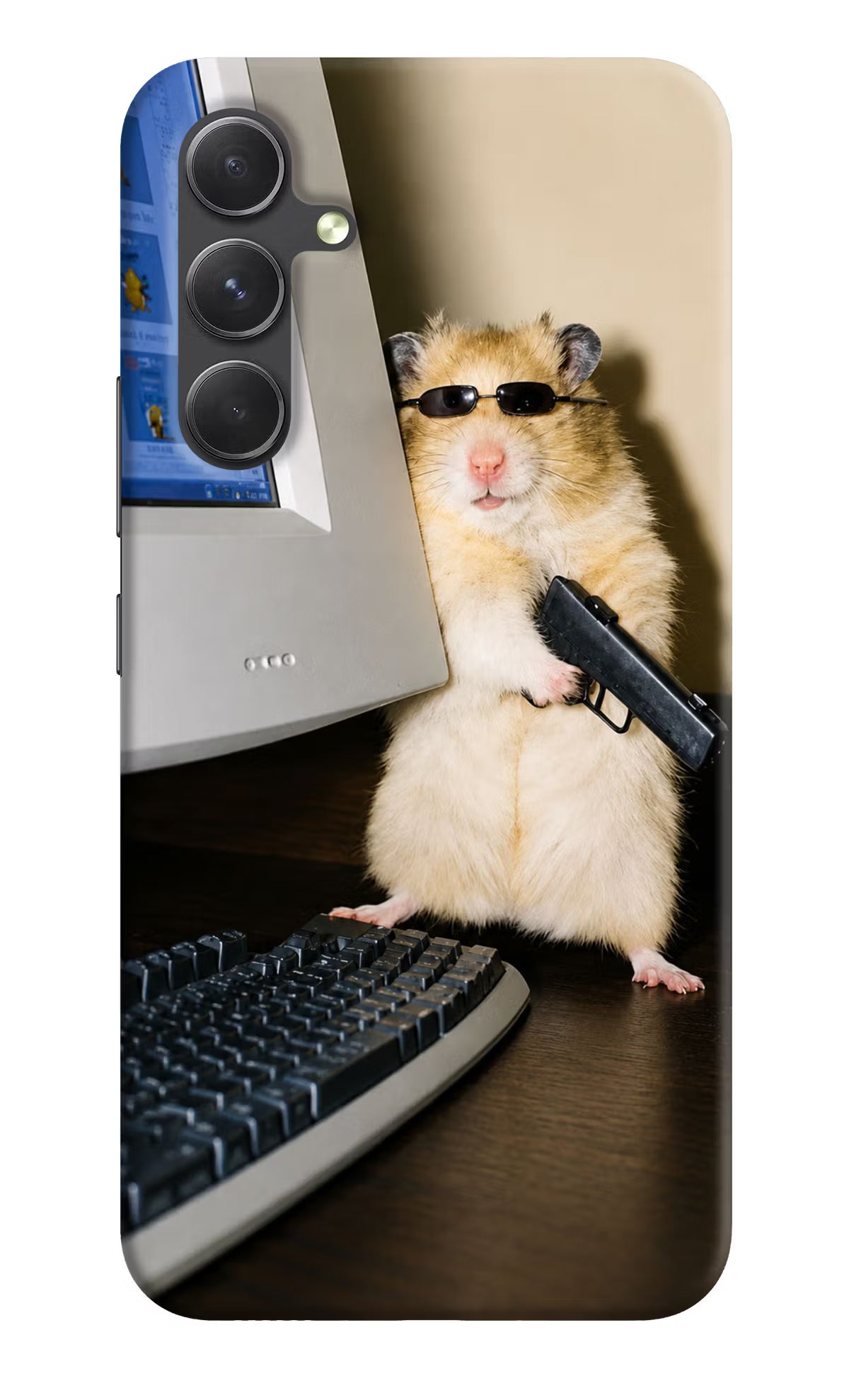 Hacker Hamster Samsung A54 5G Back Cover