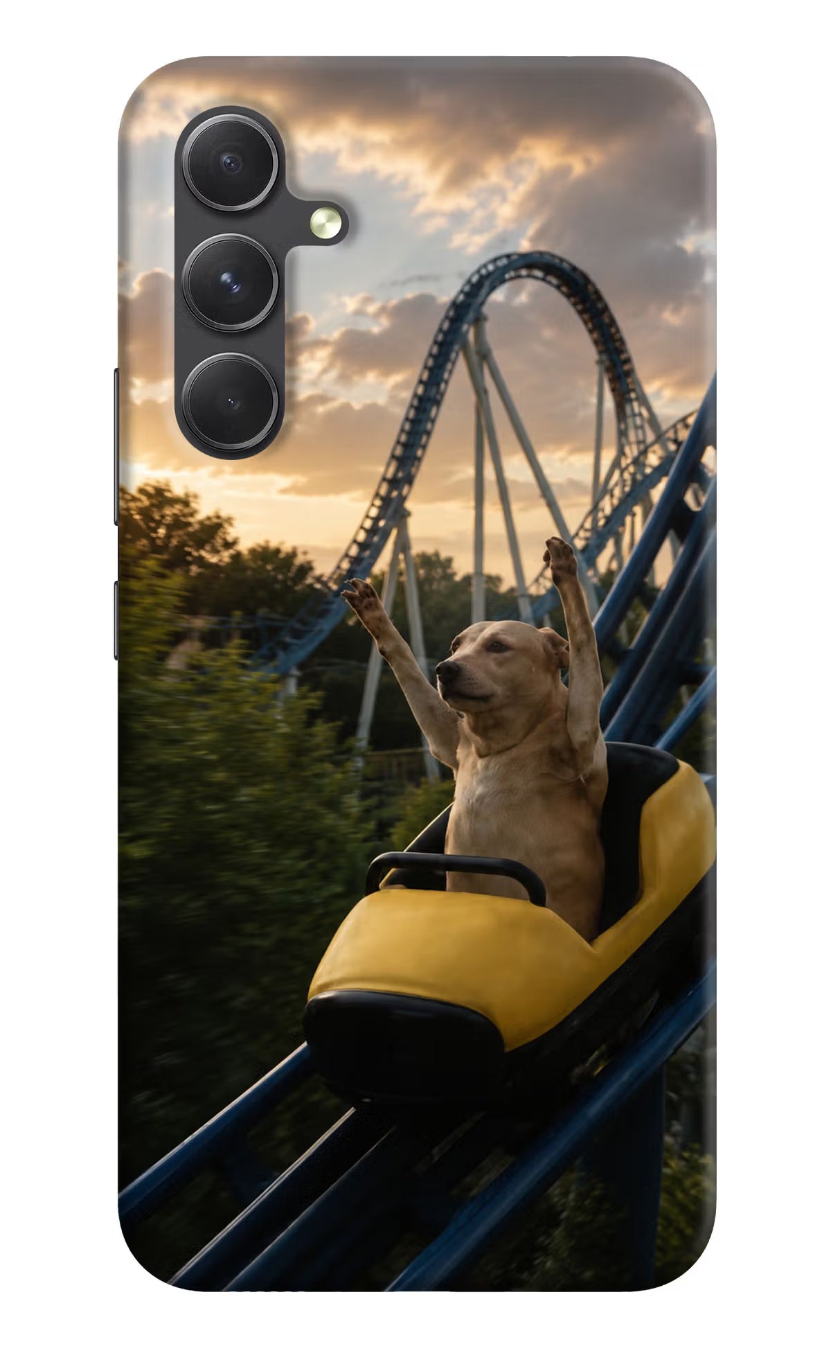 Rollercoaster Dog Samsung A54 5G Back Cover