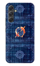 Koi Blue Samsung A54 5G Back Cover