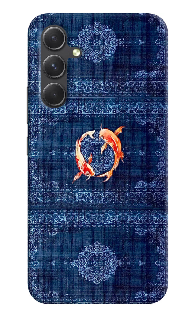 Koi Blue Samsung A54 5G Hard Case Back Cover by Casekaro