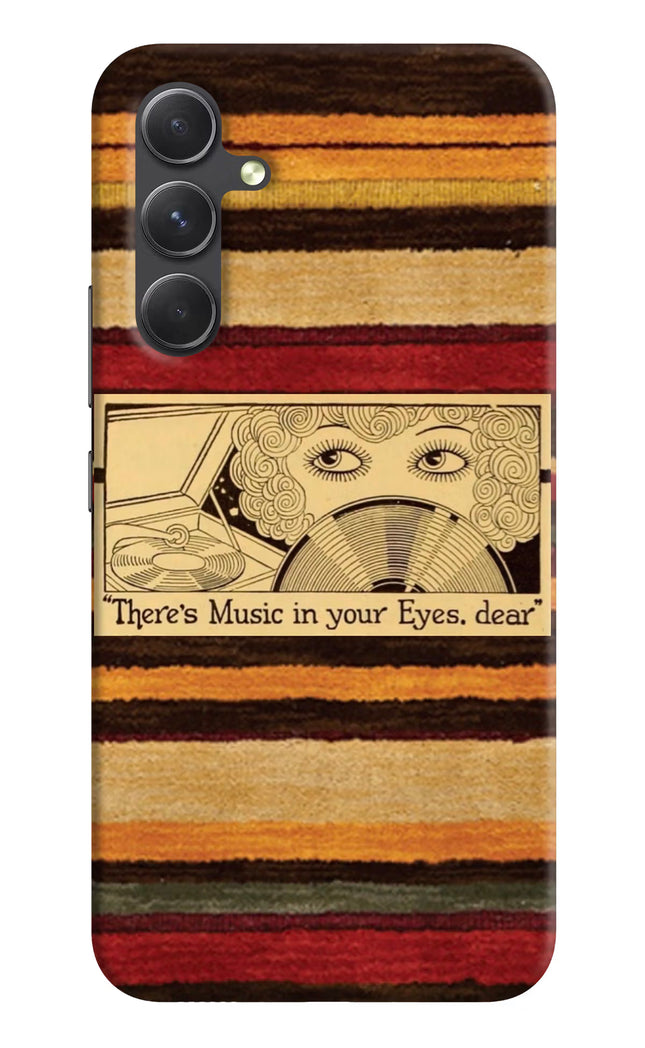 Vinyl Stripes Samsung A54 5G Hard Case Back Cover by Casekaro